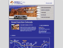 Tablet Screenshot of mobilecityrv.com